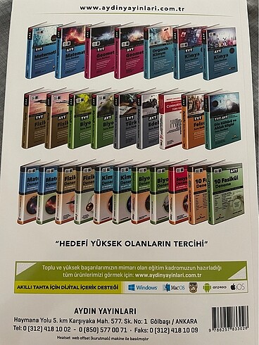 Konu anlatımı ve soru kitabı