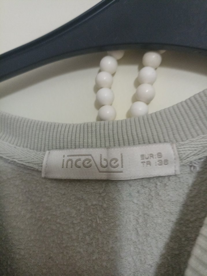 açık yeşil Kadın Sweatshirt - Görsel 4