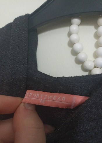 Kadın Gri Yüksek Yakalı Sweatshirt - Görsel 9