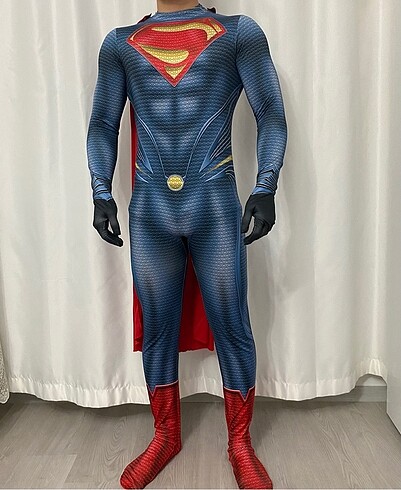 Superman yetişkin kostümü cosplay