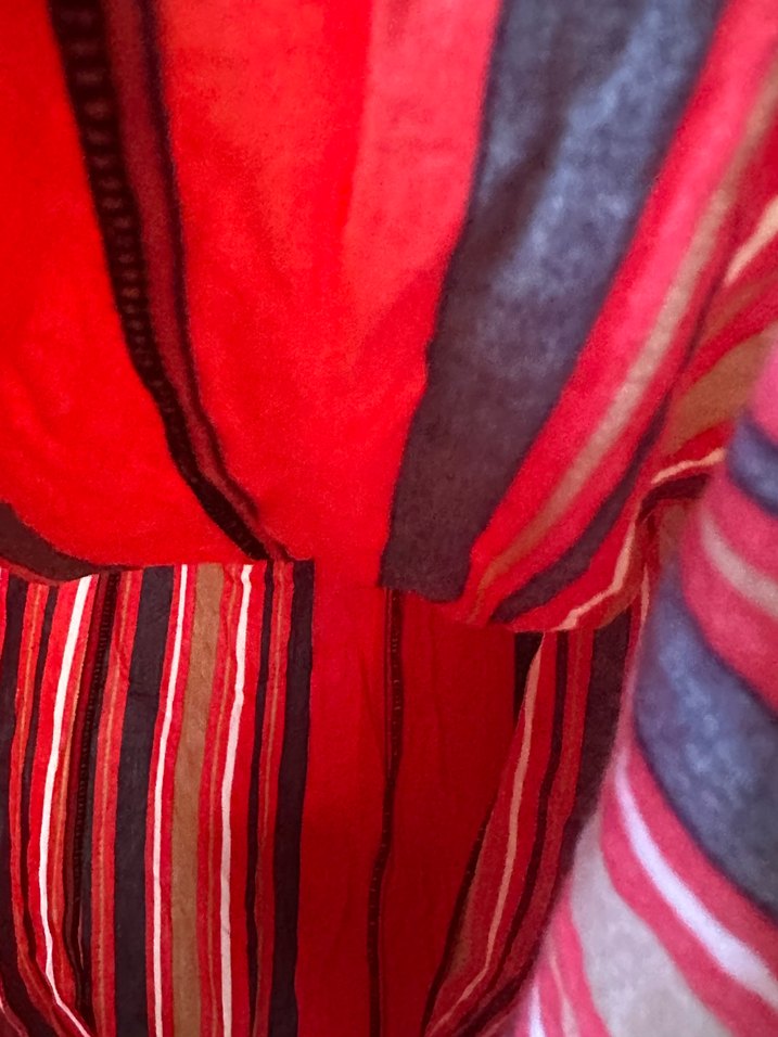 Çizgili Rahat  Uzun Etek - Görsel 2