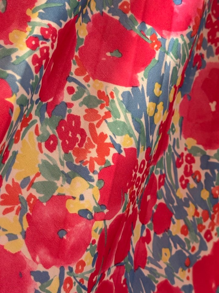 Renkli Bağlama Desenli Uzun Bohem Hamile Eteği - Görsel 5