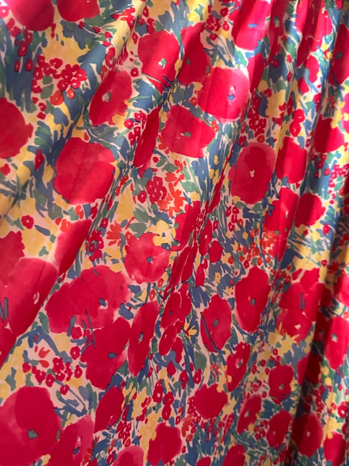 Renkli Bağlama Desenli Uzun Bohem Hamile Eteği - Görsel 4