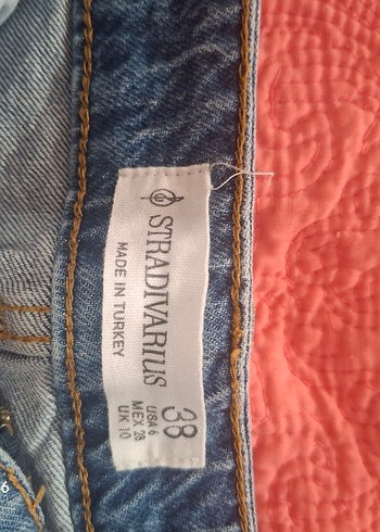 38 Beden mavi Renk Fermuarlı Mavi Kadın Denim uzun etek