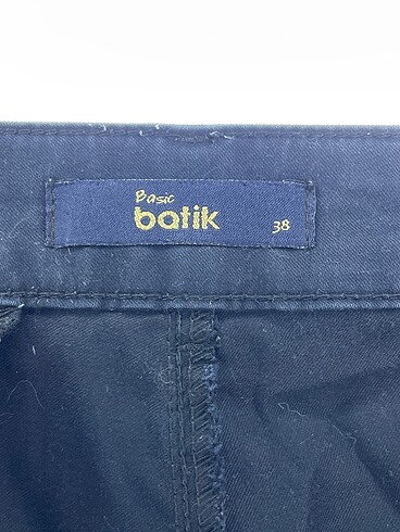 38 Beden lacivert Renk Batik Kumaş Pantolon %70 İndirimli.