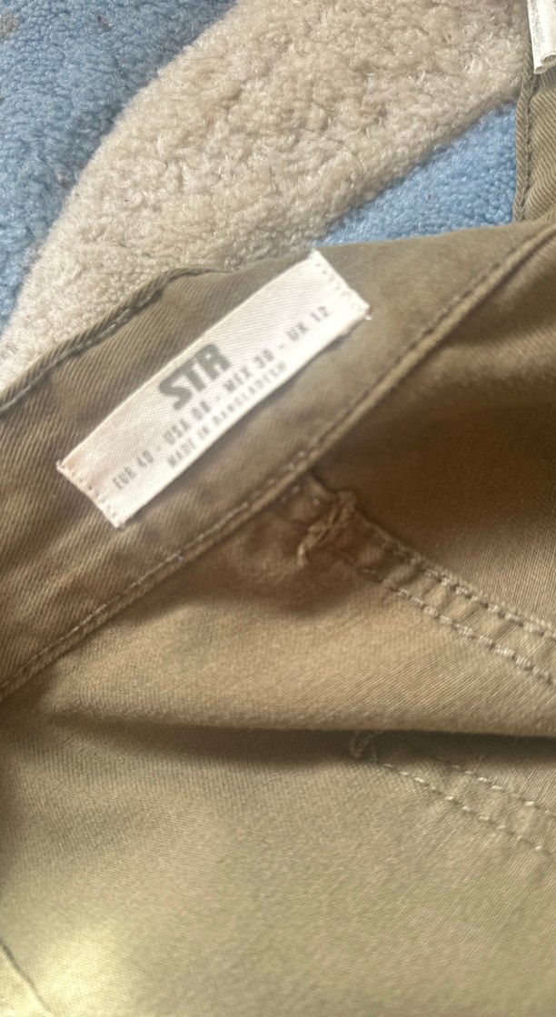 Kahverengi Kadın Kemerli Rahat Kumaş Pantolon - Görsel 2