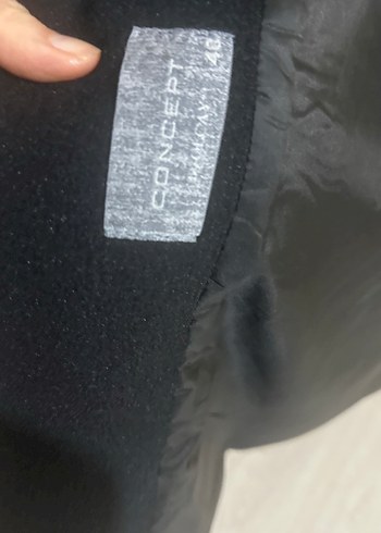 Siyah Klasik Uzun Kaban hiç giyilmedi geldiği gibi  hediye gelmi - Görsel 3