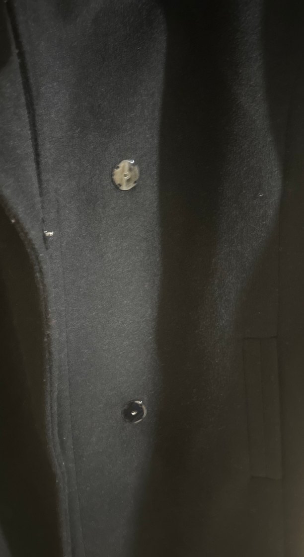 Siyah Klasik Uzun Kaban hiç giyilmedi geldiği gibi  hediye gelmi - Görsel 2