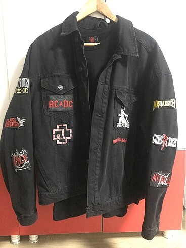 Patchli Metal Kot Ceket