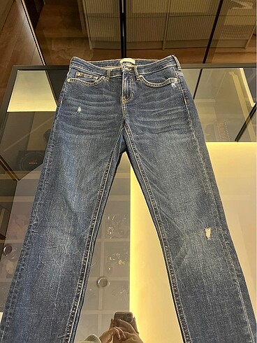 Zara 26 beden lacivert jean kot