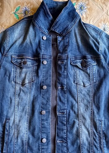 Düğmeli Mavi Marka Erkek Denim Ceket