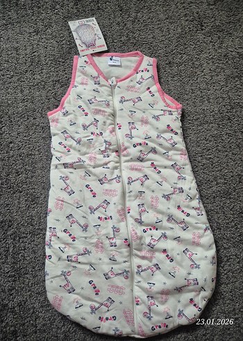 Kız Çocuk Kapüşonsuz Fermuarlı Uyku Tulumu - Görsel 4