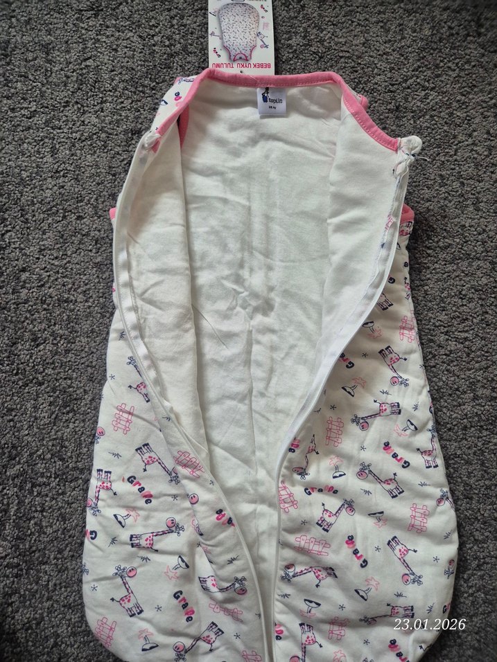 Kız Çocuk Kapüşonsuz Fermuarlı Uyku Tulumu - Görsel 3