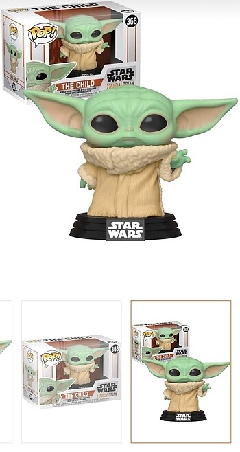 Funko pop star wars mandalorian the child grogu (bebek yoda)