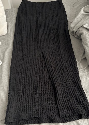 Midi yırtmaçlı etek - Görsel 3