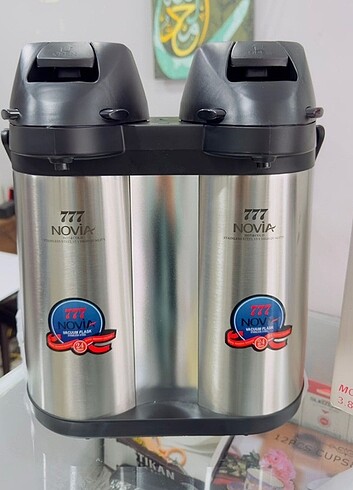 Çay termosu Çift başlıklı Termos 3800 lt