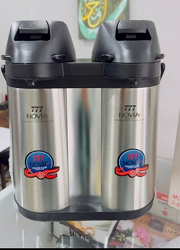 Beden ÇIFT BAŞLIKLI ÇELIK ÇAY TERMOSU 3800 LITRLIK