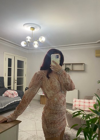 Trendyol & Milla Vatkalı şifon elbise