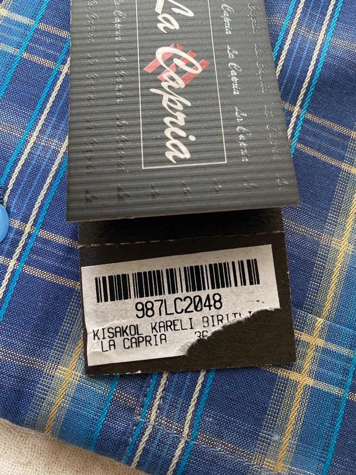 Mavi Kısa Kollu Regular Fit Gömlek - Görsel 2