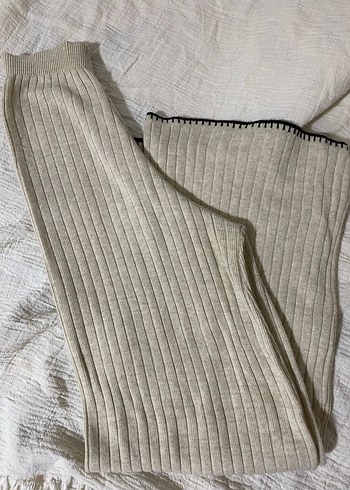 Bej Triko Kadın Pantolon - Görsel 2