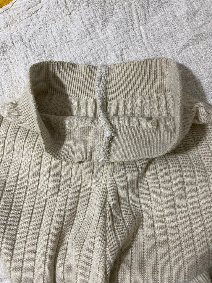 Bej Triko Kadın Pantolon - Görsel 3