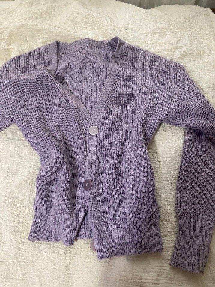 Lila hırka - Görsel 3