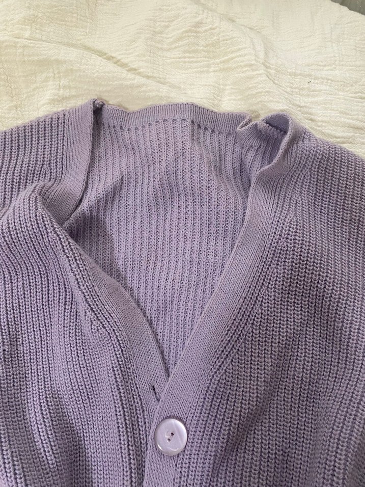 Lila hırka - Görsel 4