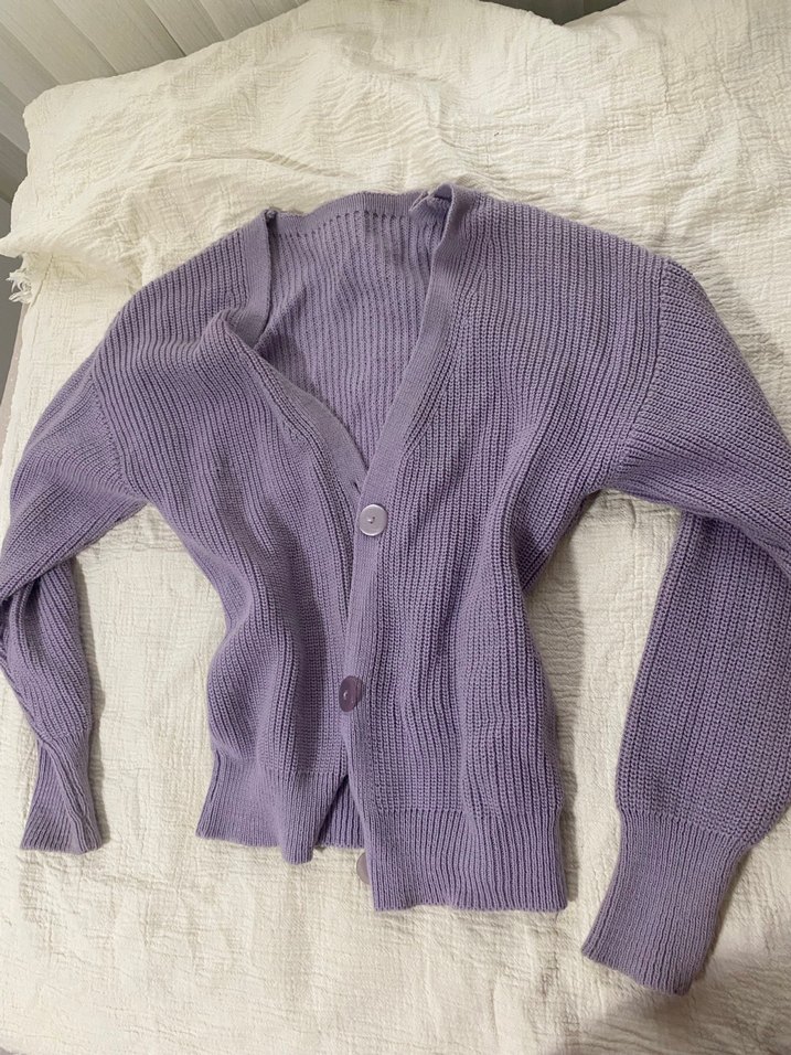 Lila hırka - Görsel 2