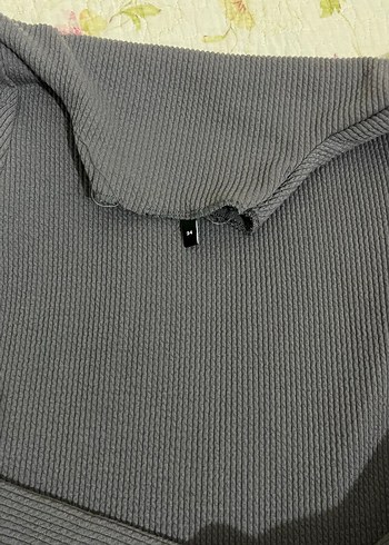 Gri Uzun Kollu Balıkçı Yaka Elbise - Görsel 2