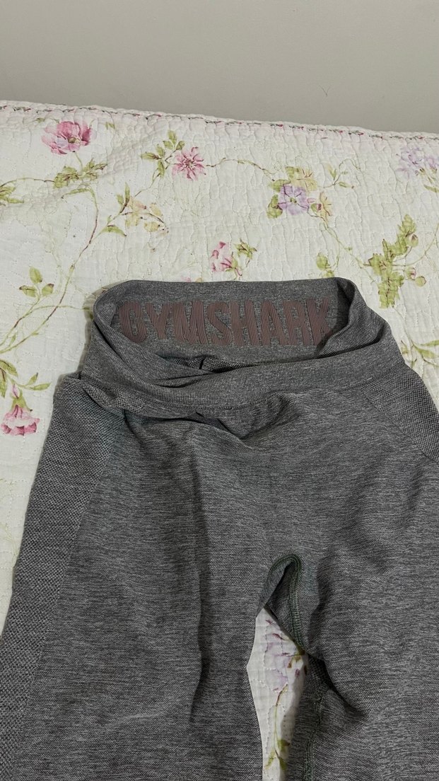 Gri Kadın Midi Spor Tayt - Görsel 2