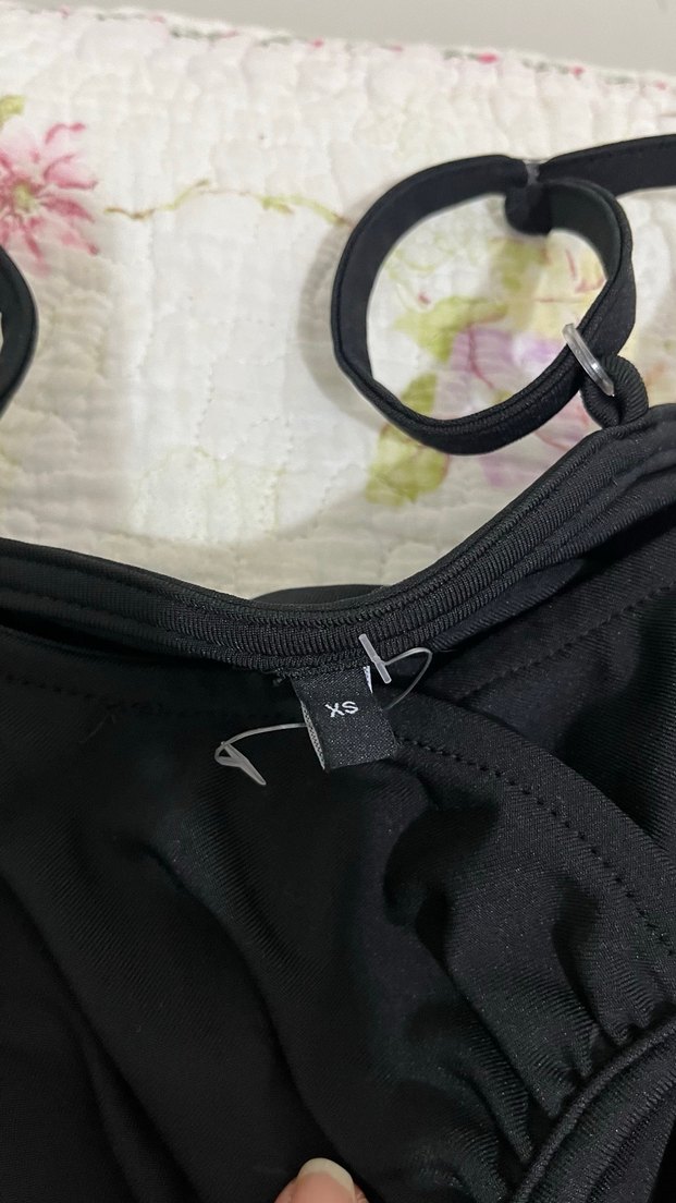 Siyah Drapeli Straplez Uzun Elbise - Görsel 3