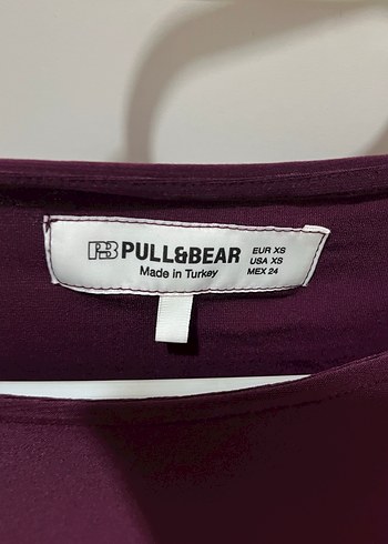 Bordo Drapeli Uzun Kollu Kadın Elbise - Görsel 2