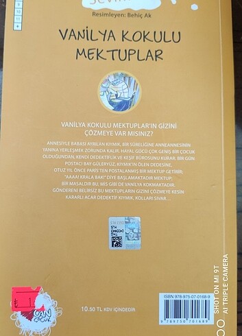 Vanilya kokulu mektuplar / Sevim AK cocuk okuma kitabi