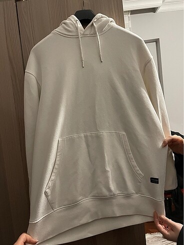 jack&jones beyaz oversize sweat