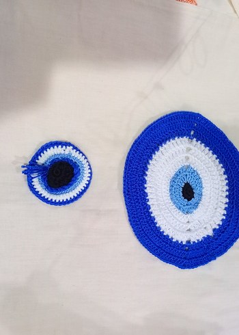 m Beden bez çanta üzerine motif ve dantel