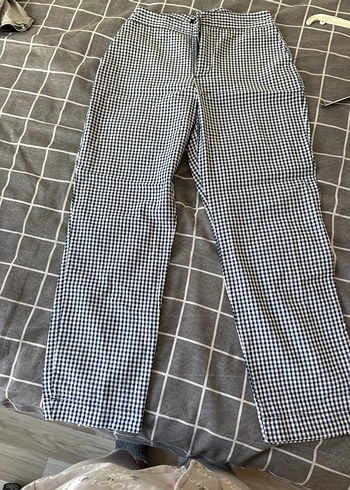 Açık Mavi Bol Kesim Kadın Kot Pantolon - Görsel 5