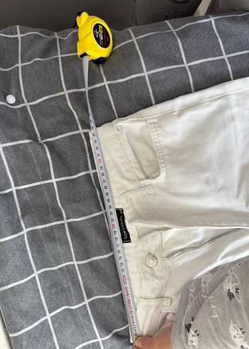 Beyaz Kadın Jean - Görsel 3