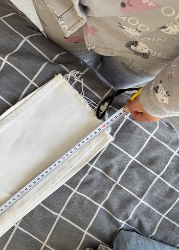 Beyaz Kadın Jean - Görsel 2