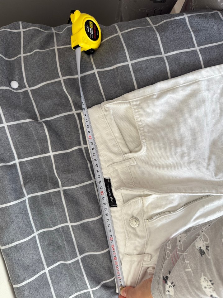 Beyaz Kadın Jean - Görsel 3