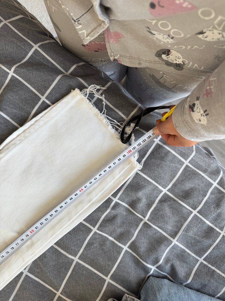 Beyaz Kadın Jean - Görsel 2