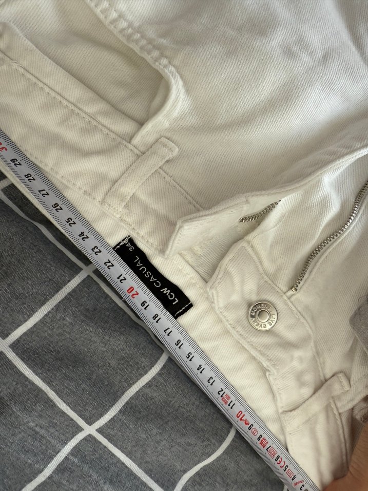 Beyaz Kadın Jean - Görsel 4