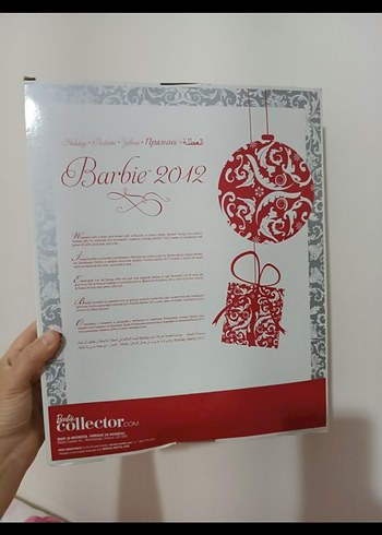  Beden Barbie 2012 yılbaşı bebeği