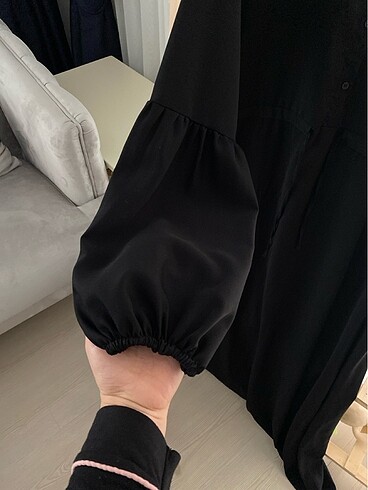 xl Beden siyah Renk Siyah Gömlek Elbise