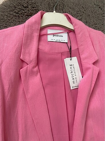 Stradivarius Stradivarius pembe blazer ceket