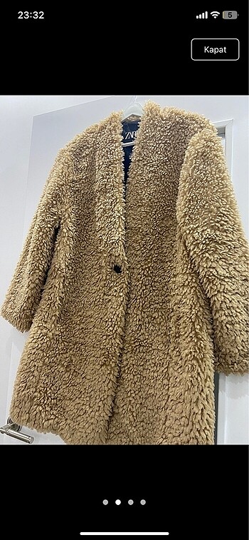 Zara Zara camel kürk