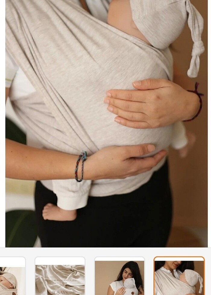 İlay's mabel sling bebek taşıma aracı - Görsel 2
