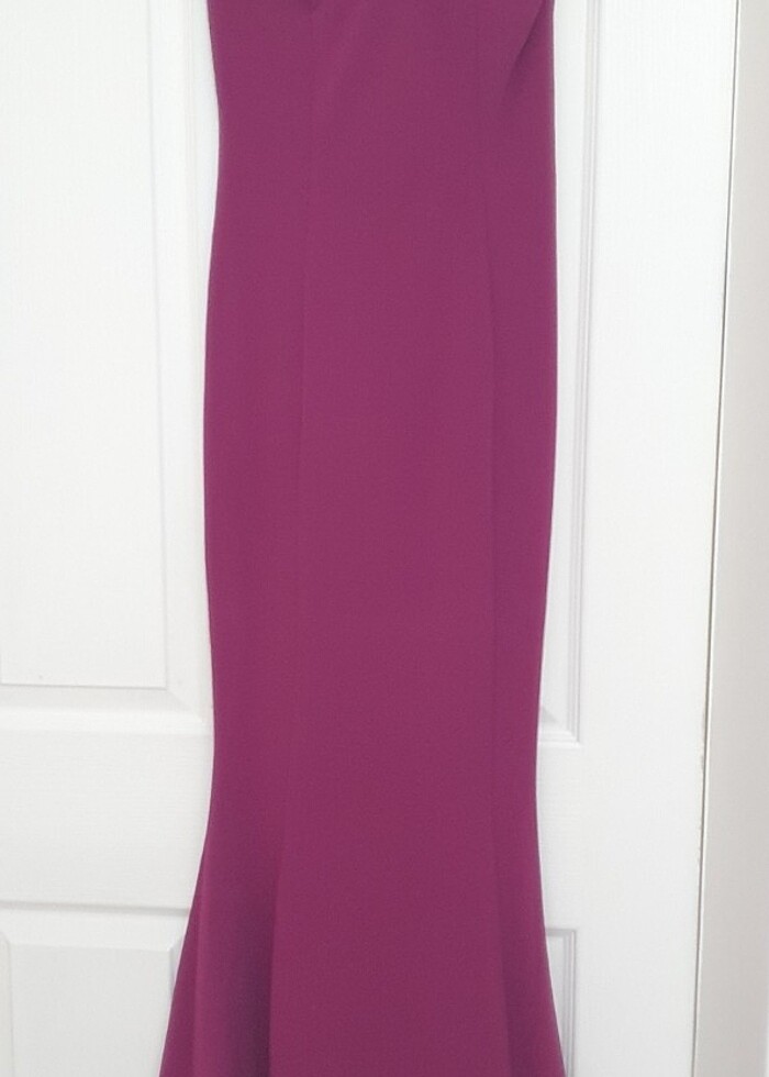 Balık model tek omuz abiye - Görsel 2