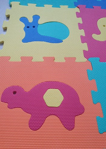 Renkli Hayvan Figürlü Bebek Oyun Matı eva 20 parça - Görsel 3