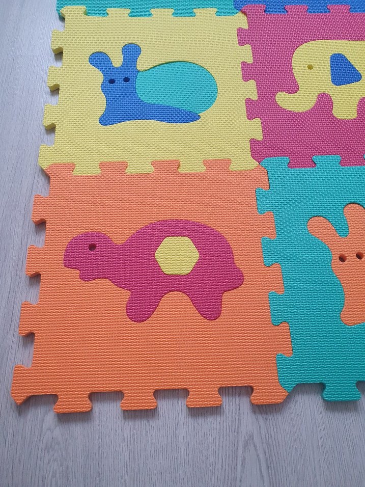 Renkli Hayvan Figürlü Bebek Oyun Matı eva 20 parça - Görsel 4