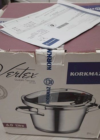 Korkmaz Vertex A163 Düdüklü tencere 6litre - Görsel 3